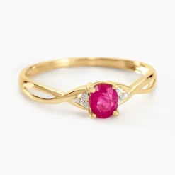 Histoire d'Or Bague Or Jaune Cassie Rubis Et Diamant or jaune rubis Outlet