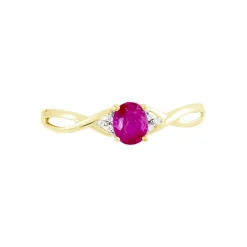 Histoire d'Or Bague Or Jaune Cassie Rubis Diamants or jaune rubis Hot
