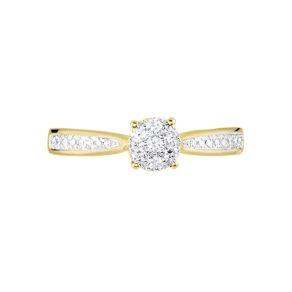 Histoire d'Or Bague Or Jaune Celia Diamants or jaune diamant Sale