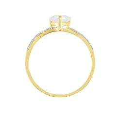 Histoire d'Or Bague Or Jaune Clothilde Oxyde De Zirconium or jaune oxyde zirconium Online