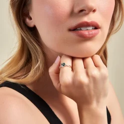 Histoire d'Or Bague Or Jaune Clothilde Topaze Oxydes De Zirconium or jaune topaze london blue Outlet