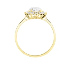 Histoire d'Or Bague Or Jaune Emilius  Oxyde De Zirconium Discount