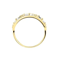 Histoire d'Or Bague Or Jaune Eternal Spring 3 Fleurs Diamants