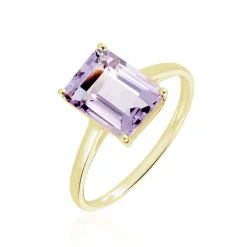 Histoire d'Or Bague Or Jaune Faraj Amethyste or jaune améthyste rose