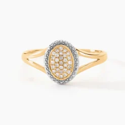 Histoire d'Or Bague Or Jaune Finola Diamants Outlet