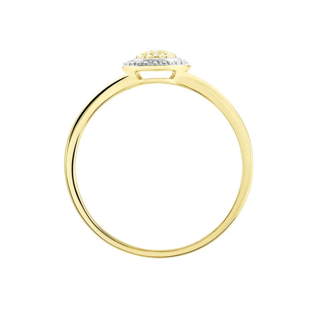 Histoire d'Or Bague Or Jaune Finola Diamants Outlet