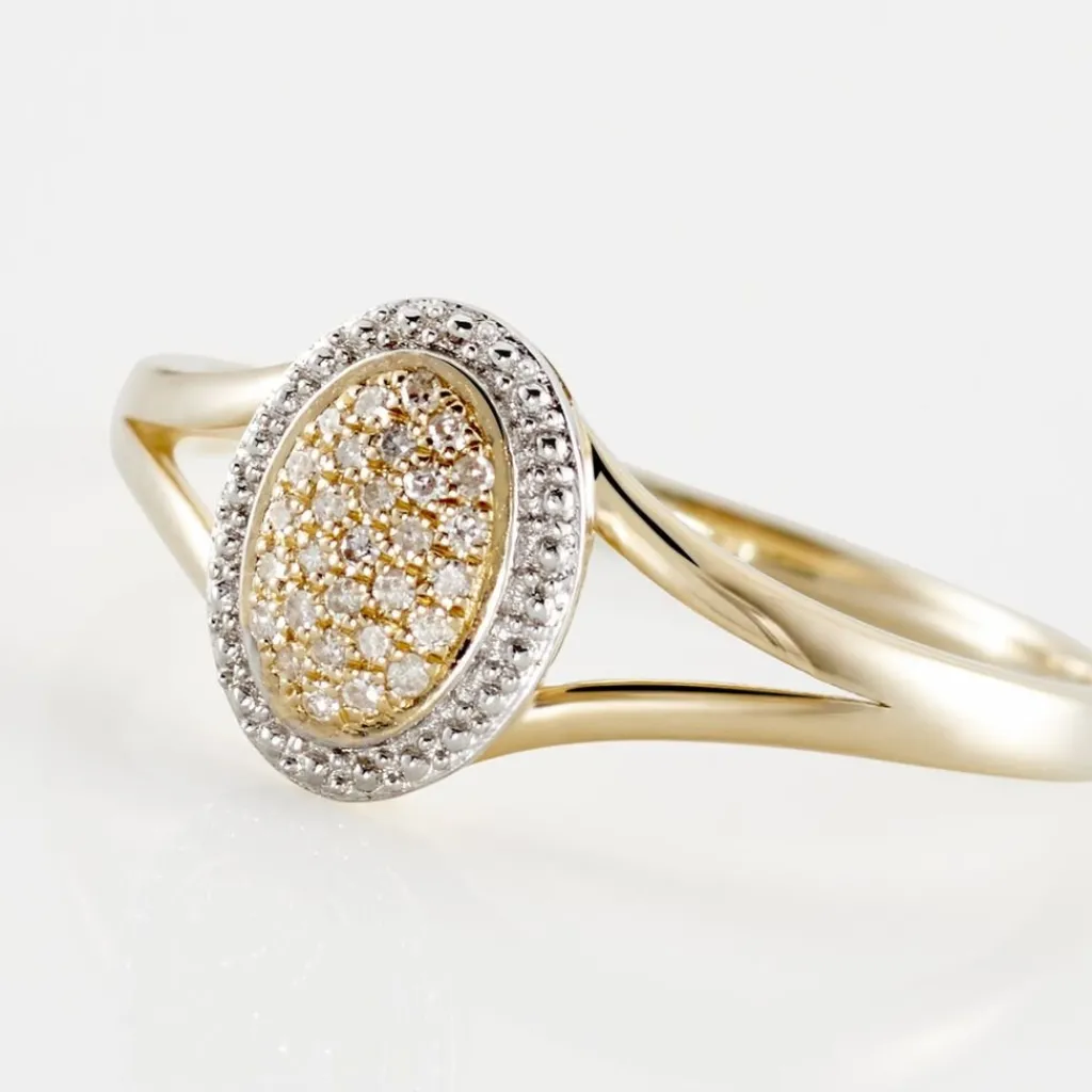 Histoire d'Or Bague Or Jaune Finola Diamants Outlet