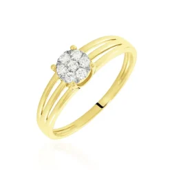 ADG Bague Or Jaune Isadore Diamants Outlet