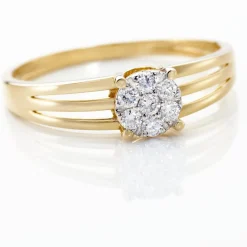 ADG Bague Or Jaune Isadore Diamants Outlet