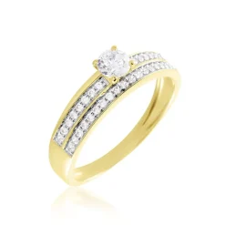 Histoire d'Or Bague Or Jaune Judita Oxyde De Zirconium Sale