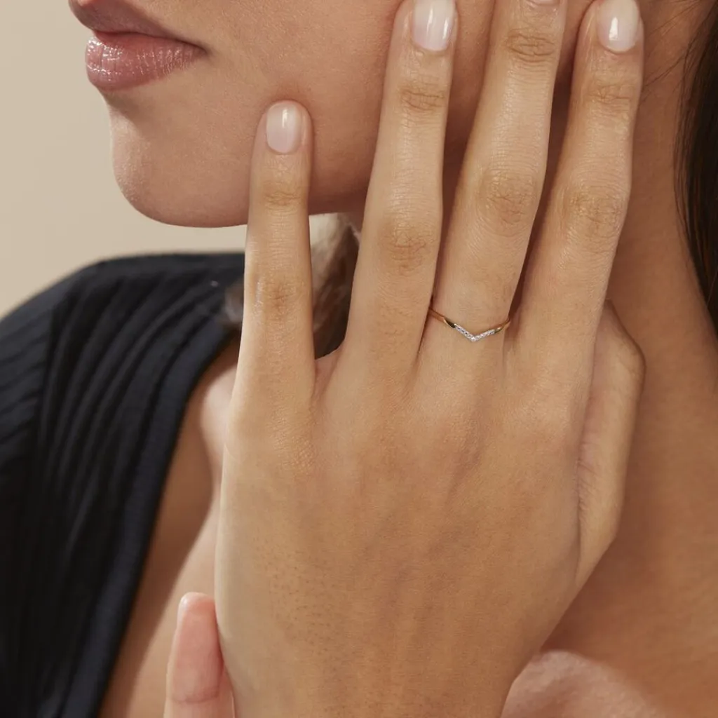 Histoire d'Or Bague Or Jaune Kaitlynn Diamant Hot