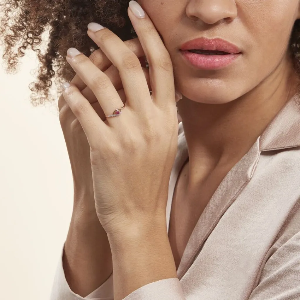Histoire d'Or Bague Or Jaune Karmele Rubis or jaune rubis