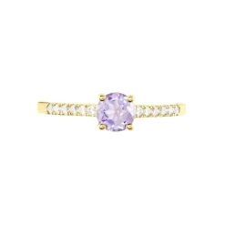 Histoire d'Or Bague Or Jaune Manon Améthyste or jaune améthyste violet New