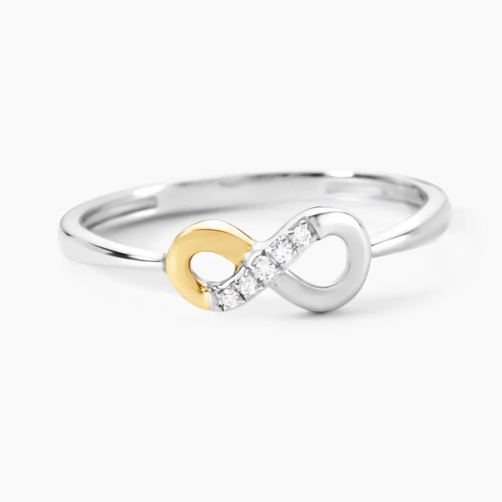 Histoire d'Or Bague Or Jaune Oxyde De Zirconium Best