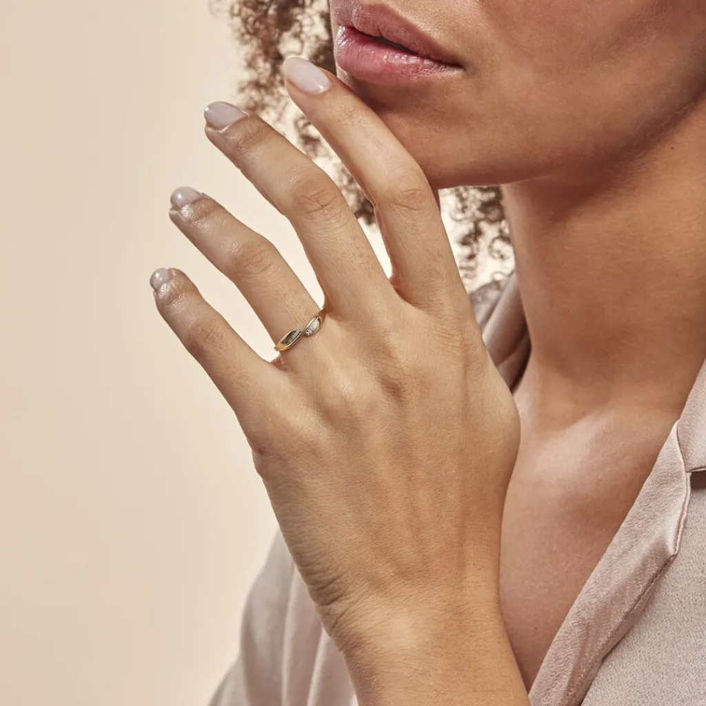 Histoire d'Or Bague Or Jaune Possana Diamants Outlet
