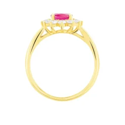 Histoire d'Or Bague Diamants or jaune rubis Clearance