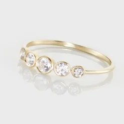 Histoire d'Or Bague Or Jaune Sabinus Oxydes De Zirconium Sale