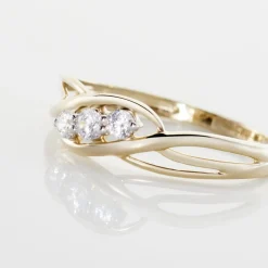 Histoire d'Or Bague Or Jaune Shaleana Oxydes De Zirconium Outlet