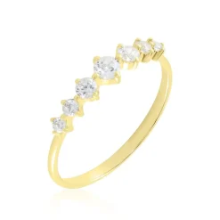 Histoire d'Or Bague Or Jaune Sunday Oxyde De Zirconium Best