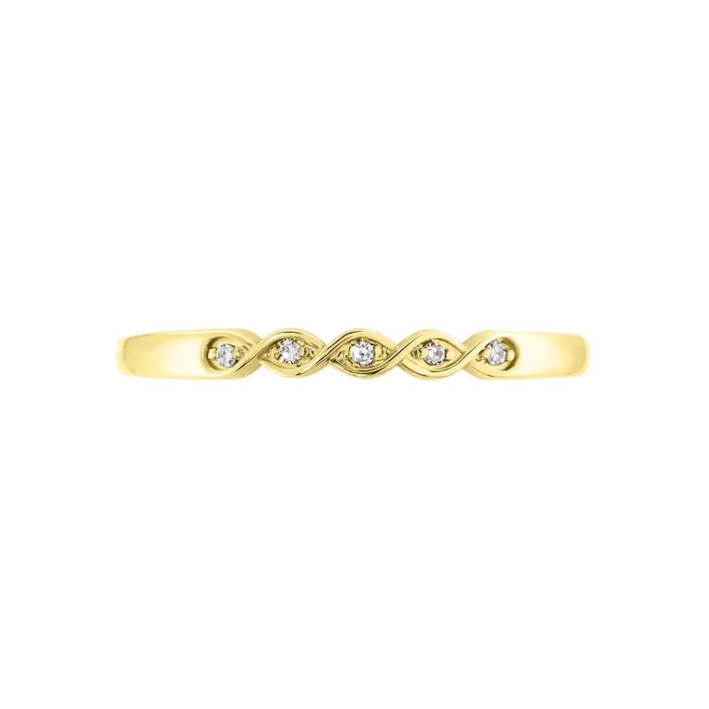 Histoire d'Or Bague Or Jaune Terance Diamants New
