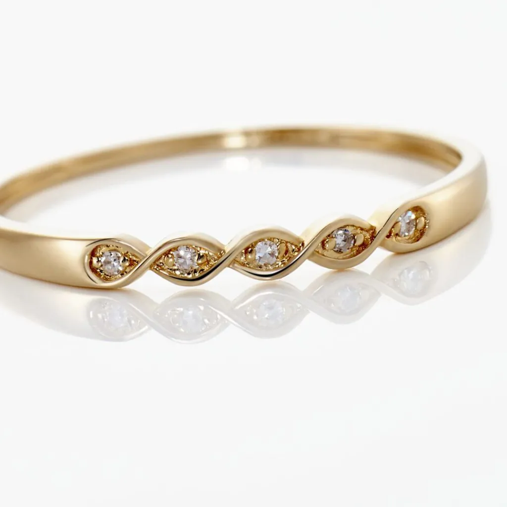 Histoire d'Or Bague Or Jaune Terance Diamants New