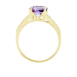 Histoire d'Or Bague Or Jaune Terese Améthyste or jaune améthyste violet Online