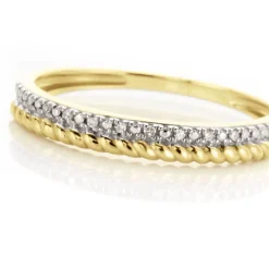 Histoire d'Or Bague Or Jaune Uxella Diamants Hot