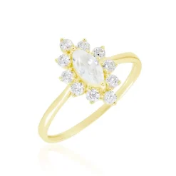 Histoire d'Or Bague Or Jaune Vladimira Oxyde De Zirconium Sale