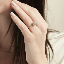 Histoire d'Or Bague Or Jaune Wilfreda Topaze or jaune topaze bleu sky Hot