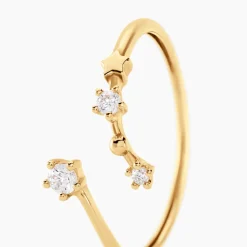 Histoire d'Or Bague Orion Or Jaune Oxyde De Zirconium Outlet