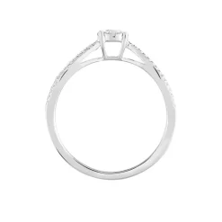 Histoire d'Or Bague Orphee Or Blanc Diamant New