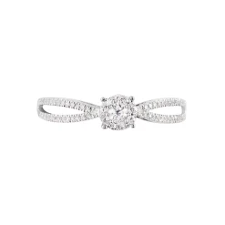 Histoire d'Or Bague Orphee Or Blanc Diamant Discount
