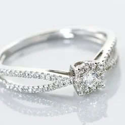 Histoire d'Or Bague Orphee Or Blanc Diamant Discount