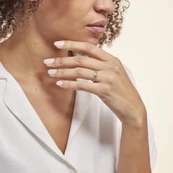 Histoire d'Or Bague Osanna Or Blanc Diamant Clearance