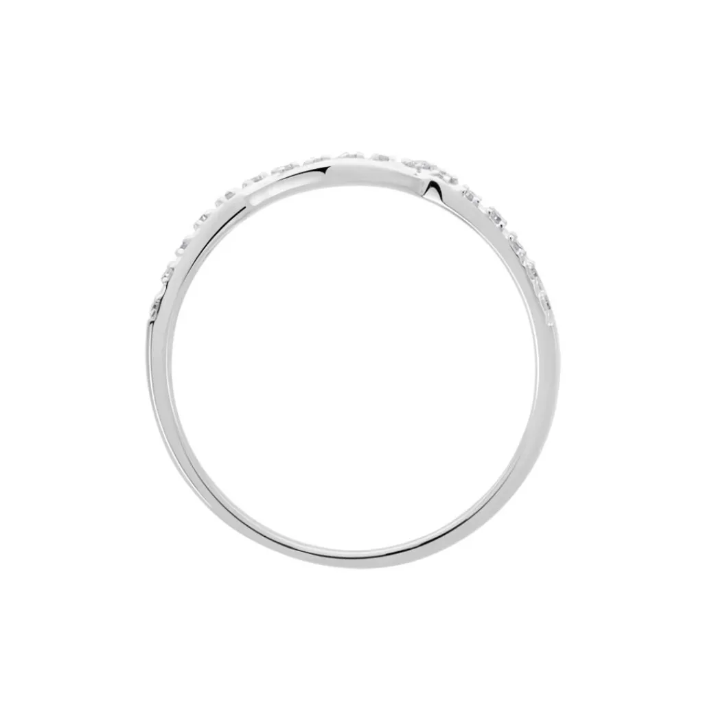 Histoire d'Or Bague Osanna s or blanc diamant Outlet