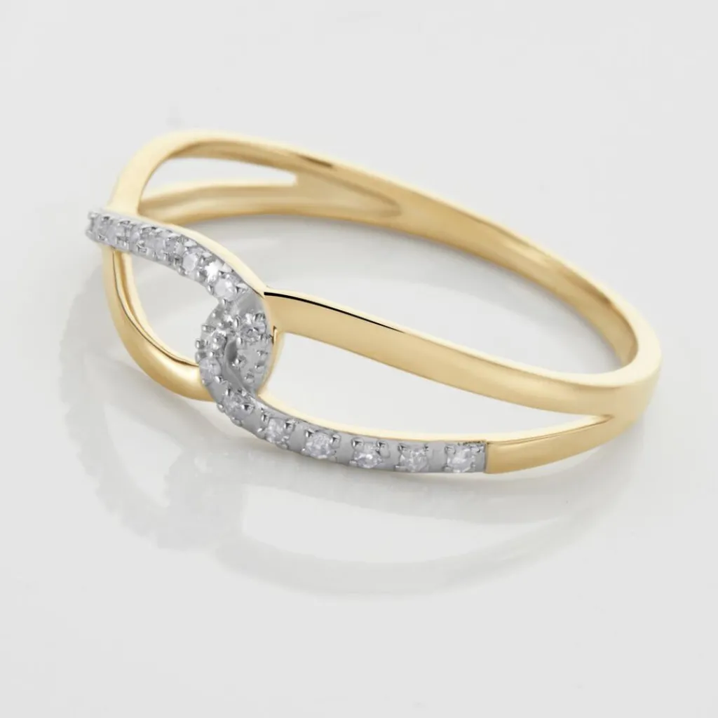 Histoire d'Or Bague Osanna s or jaune diamant Clearance