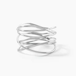 Histoire d'Or Bague Paros Argent Blanc Clearance