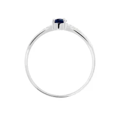 Histoire d'Or Bague Pasqualina Or Blanc Saphir Et Diamant Sale