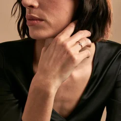 Histoire d'Or Bague Pear C Or Jaune Diamant Hot