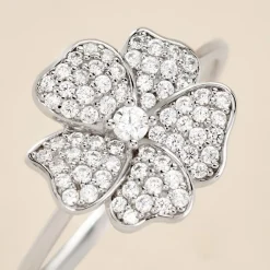 Histoire d'Or Bague Peppi Argent Blanc Oxyde De Zirconium Outlet