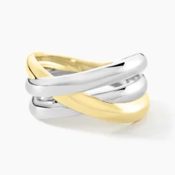 Histoire d'Or Bague Perfect Match Argent Bicolore Best