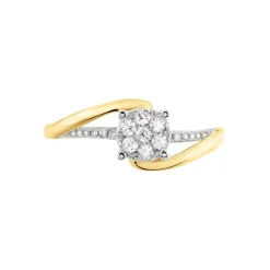 Histoire d'Or Bague Petunia or jaune diamant Online
