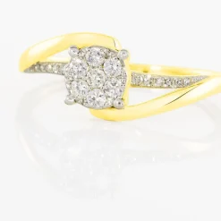 Histoire d'Or Bague Petunia or jaune diamant Online