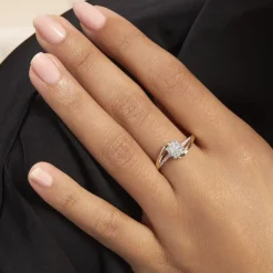 Histoire d'Or Bague Petunia or jaune diamant Online