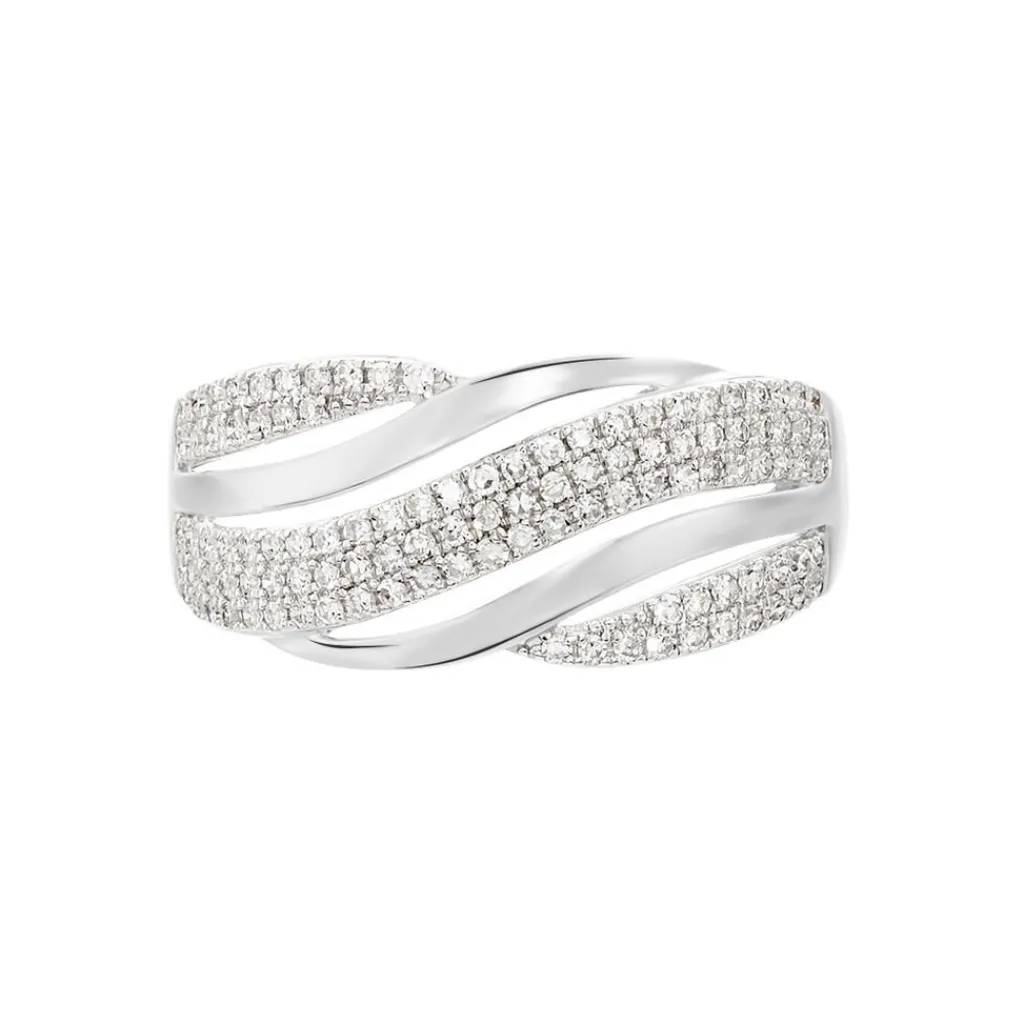 Histoire d'Or Bague Phaedra Or Blanc Diamant Clearance