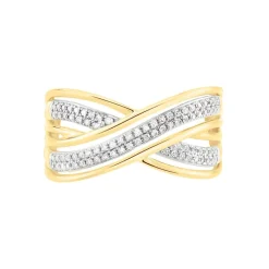 Histoire d'Or Bague Pivoine Or Jaune Diamant New