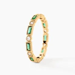 Histoire d'Or Bague Plaqué Or Etna Oxyde De Zirconium New