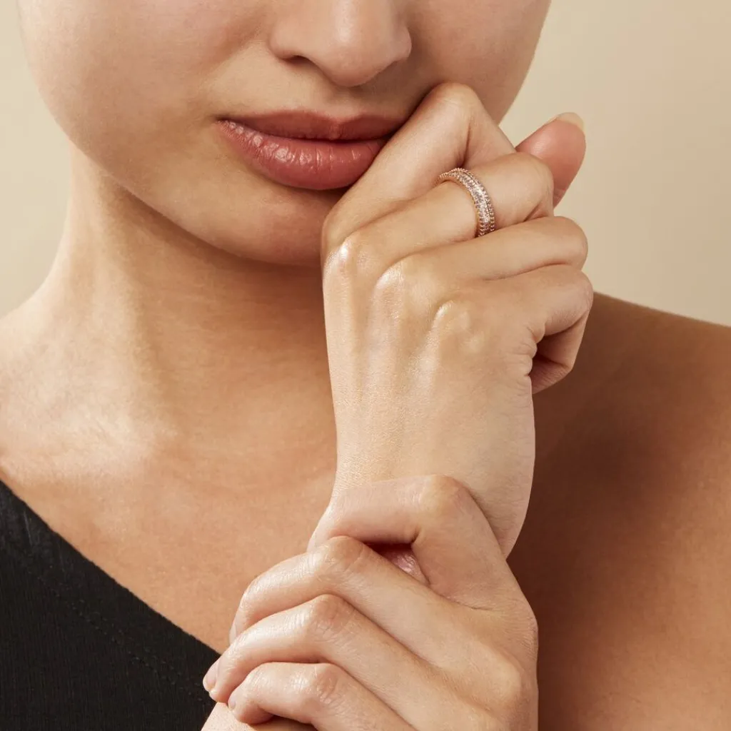 Histoire d'Or Bague Plaqué Or Gallez Oxydes De Zirconium Clearance