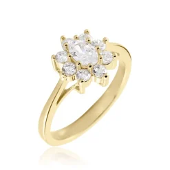 Histoire d'Or Bague Plaqué Or Mahats Oxyde De Zirconium Clearance