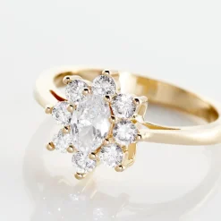 Histoire d'Or Bague Plaqué Or Mahats Oxyde De Zirconium Clearance